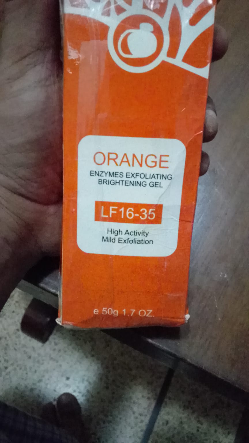 Orange Enzymes Exfoliating Brightening Gel (LF16-35) – High Activity Mild Exfoliation Skincare Gel - 50g