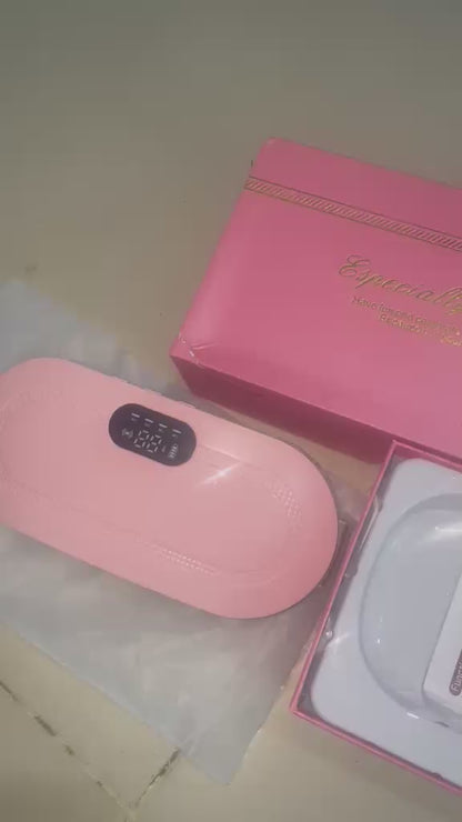 Portable Menstrual Heating Pad Belt for Women – Electric Period Pain Relief Massager with 4 Massage Modes